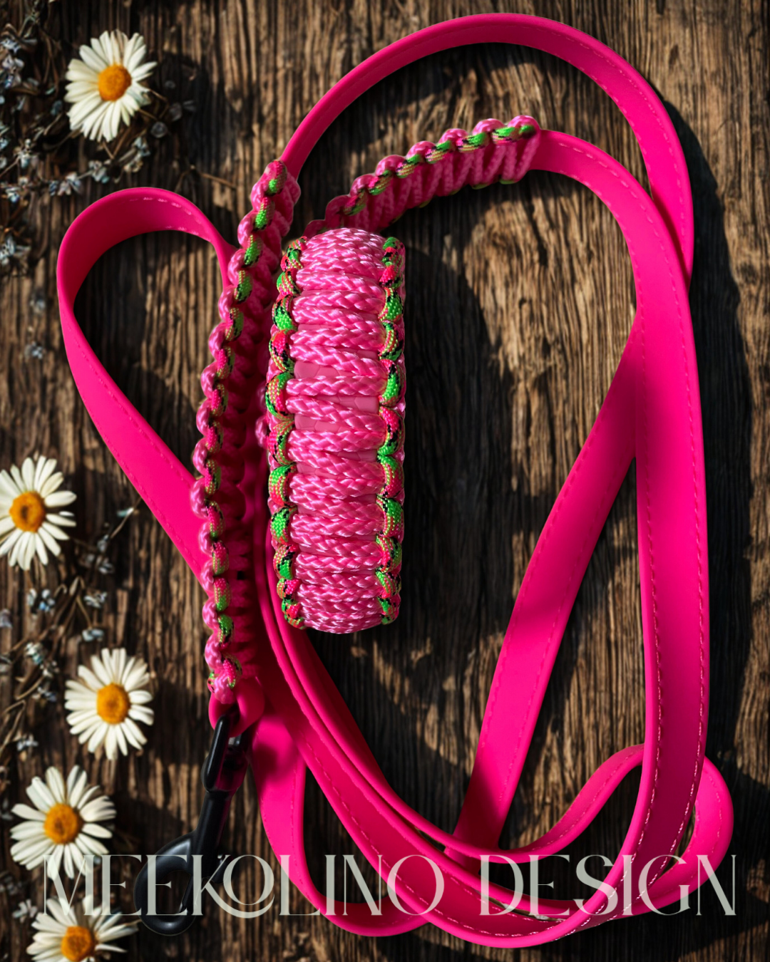 Biothane meets Paracord „Neon Melone“