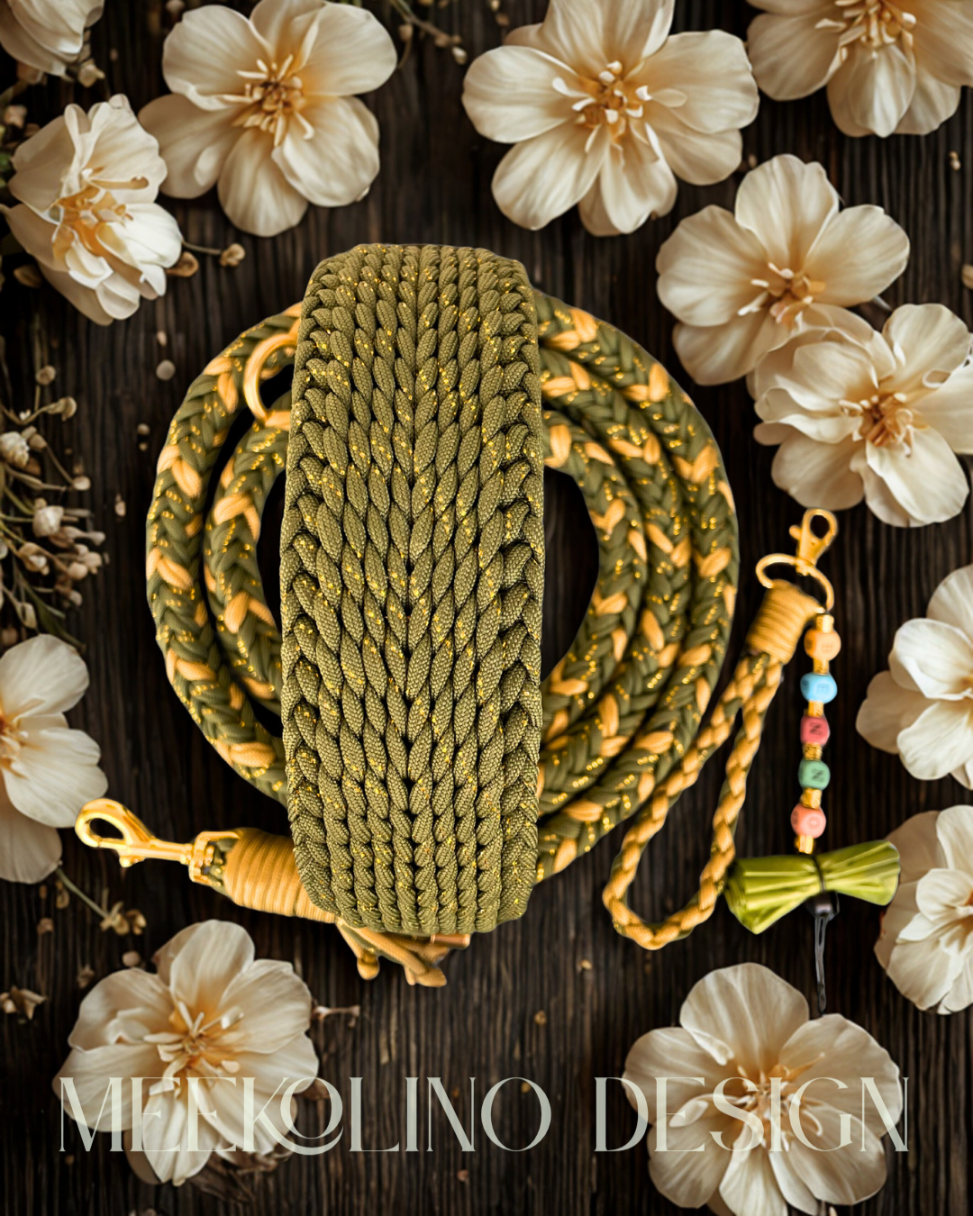 Paracord Set Halsband und Leine „Emil“