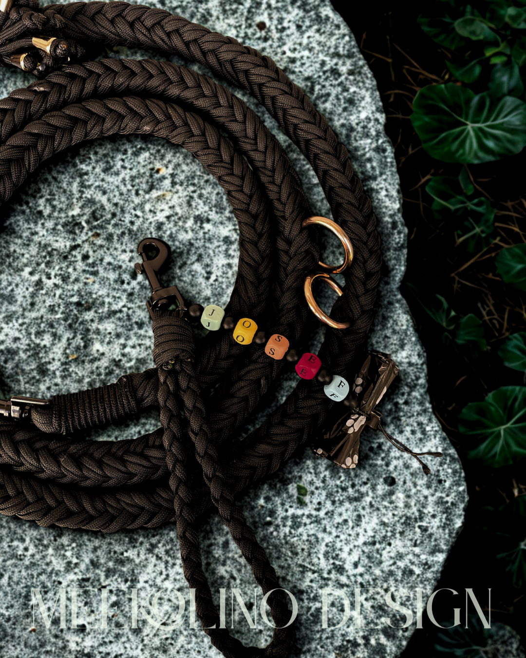 Paracord Set Halsband und Leine „Wakka Wakka“