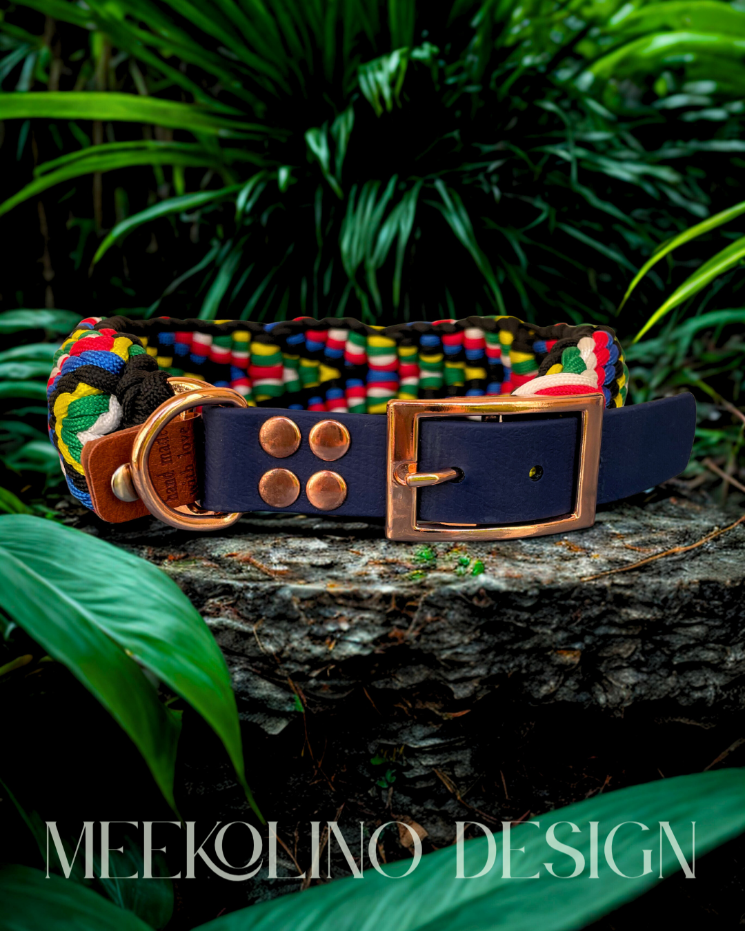 Paracord Set Halsband und Leine „Wakka Wakka“