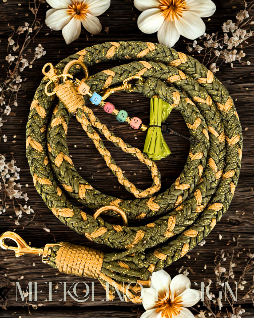 Paracord Set Halsband und Leine „Emil“