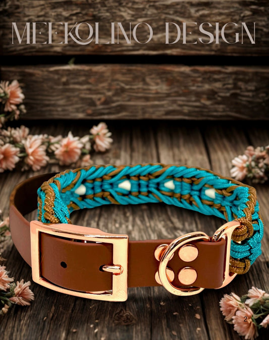 Paracord Anti-Zecken-Keramik-Halsband  „Cheffe“