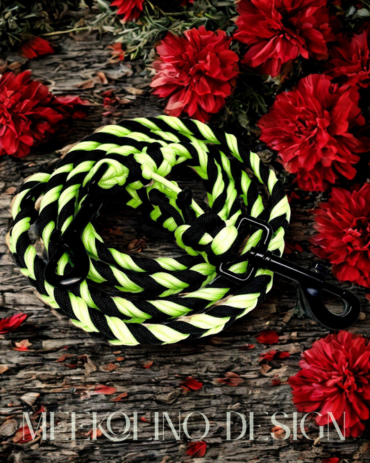 Paracord Leine „Neon Snake“