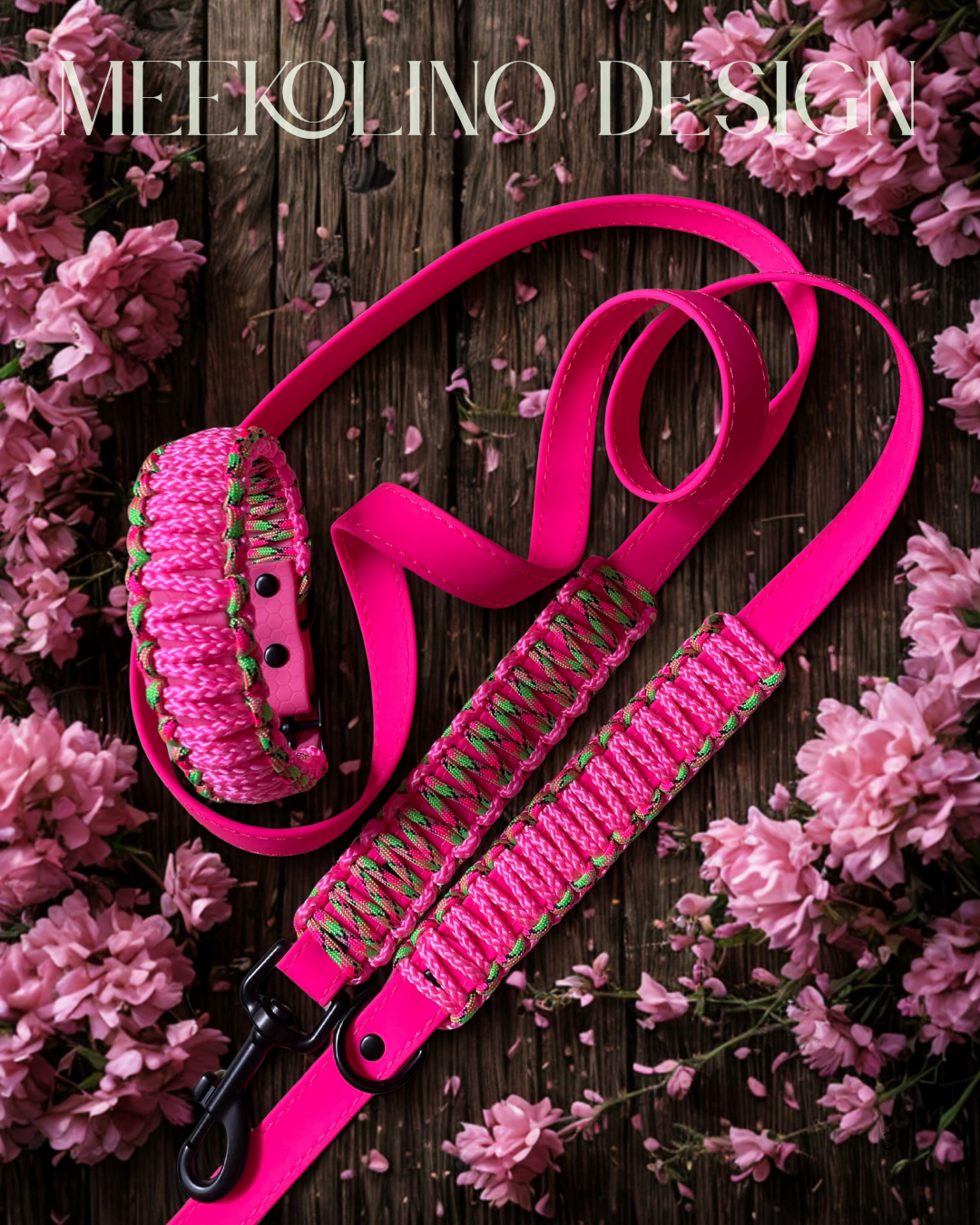 Biothane meets Paracord „Neon Melone“