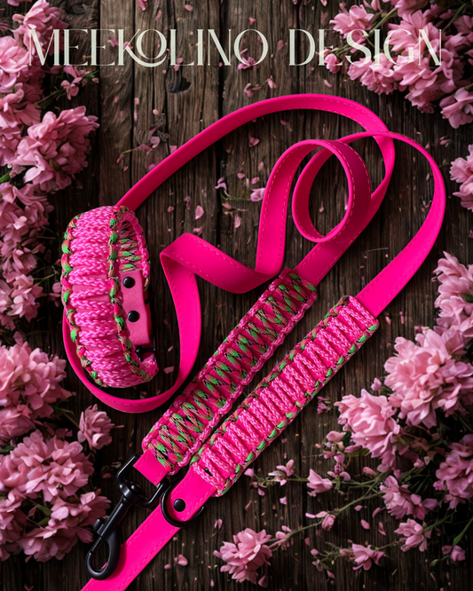 Biothane meets Paracord „Neon Melone“