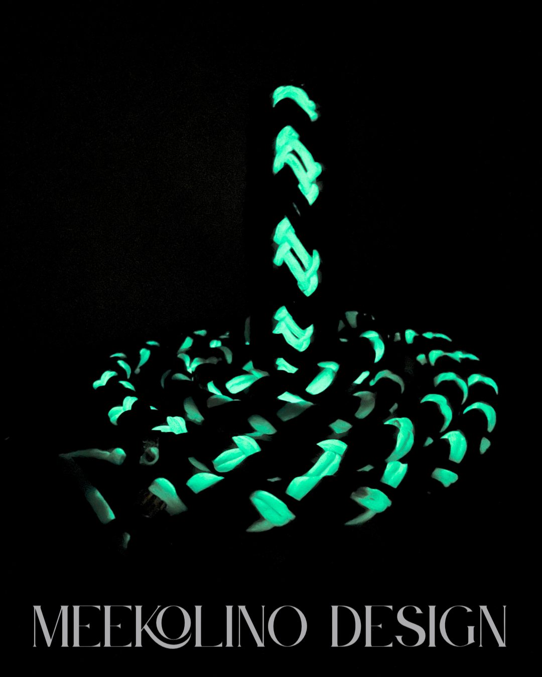 Paracord Set Halsband und Leine „Lights up Piet Pane“