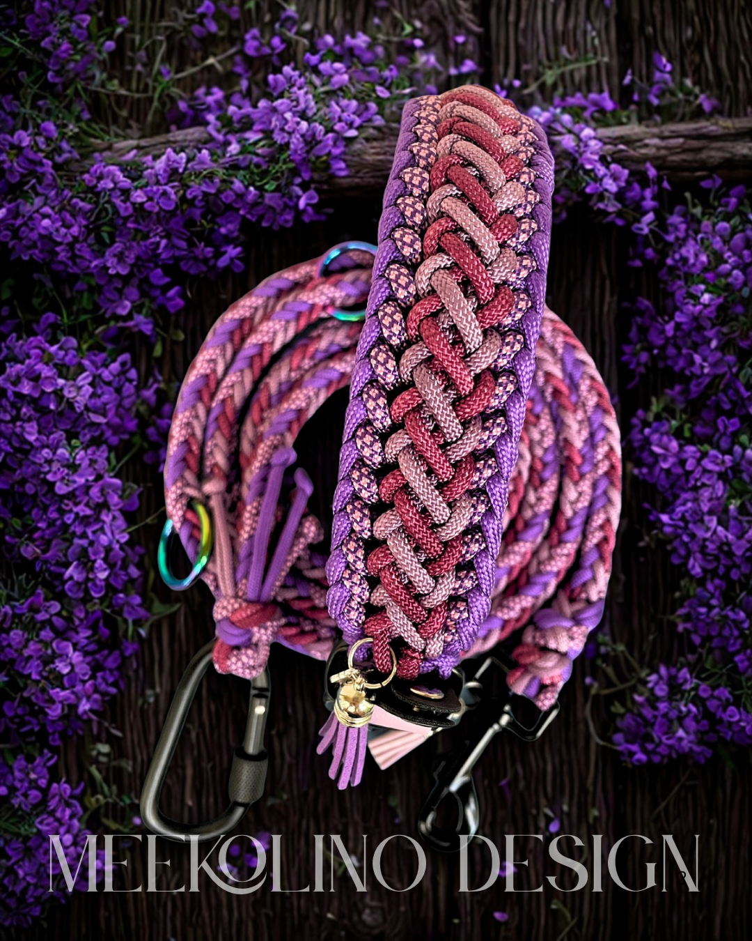 Paracord Set Halsband und Leine „Elise“