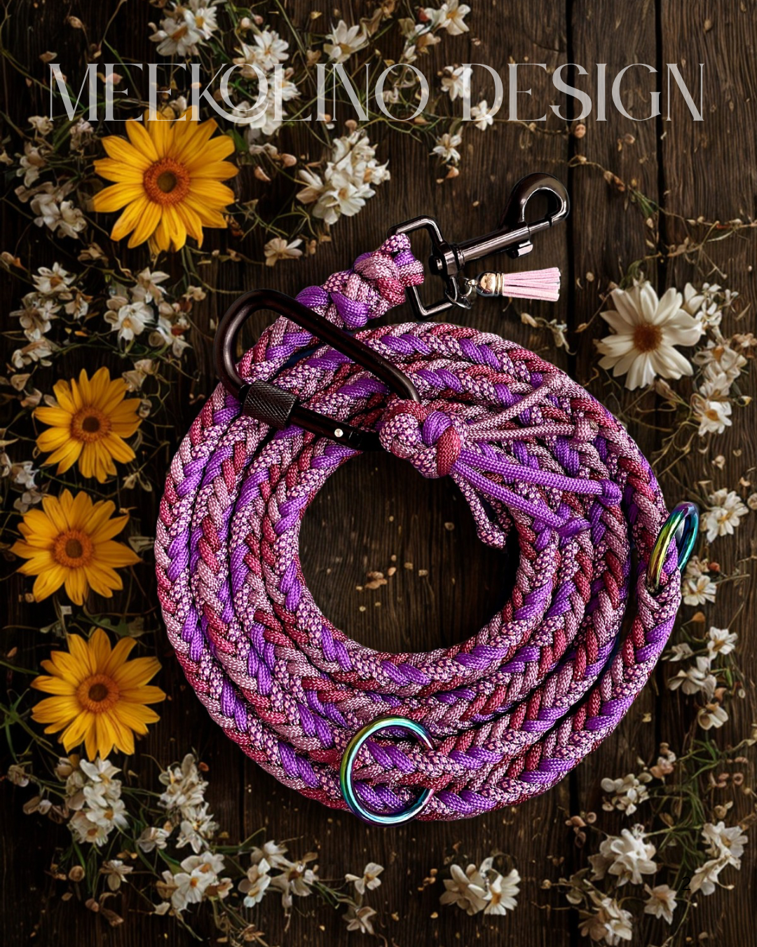 Paracord Set Halsband und Leine „Elise“