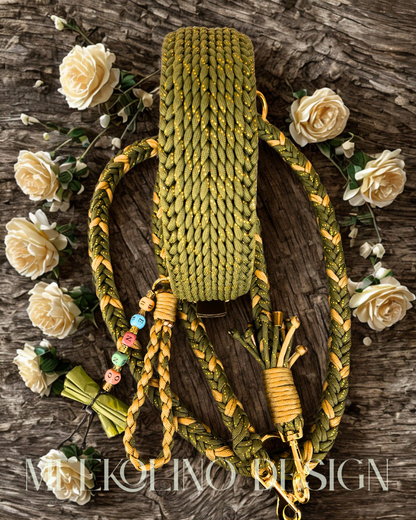 Paracord Set Halsband und Leine „Emil“