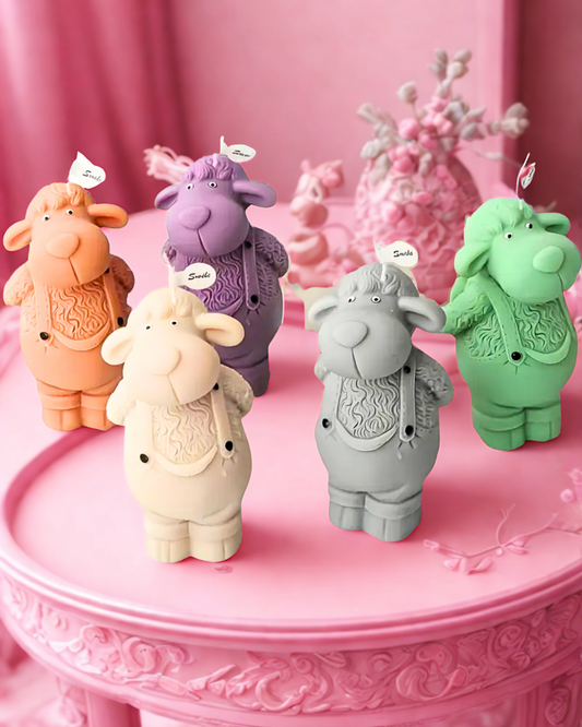 Kerze „Alpaka & Schaf“