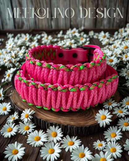 Biothane meets Paracord „Neon Melone“