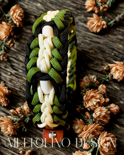 Paracord Anti-Zecken-Keramik-Halsband  „Arlo“