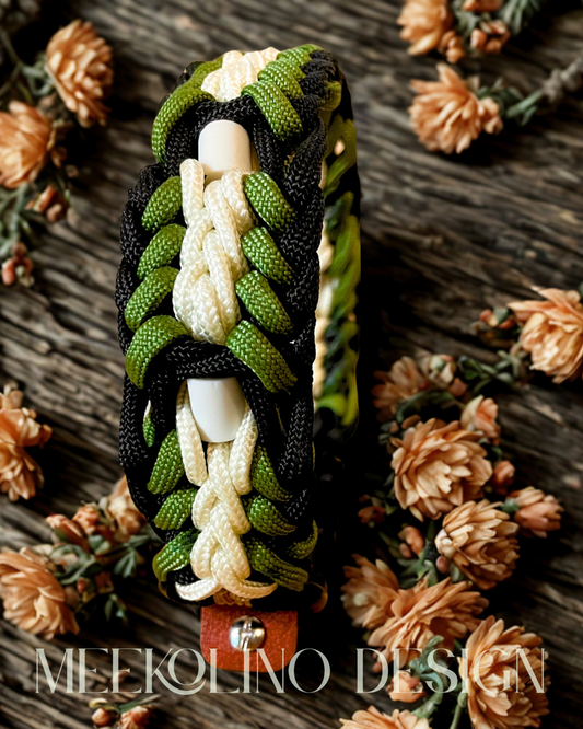 Paracord Anti-Zecken-Keramik-Halsband  „Arlo“