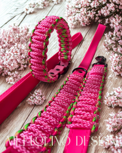 Biothane meets Paracord „Neon Melone“