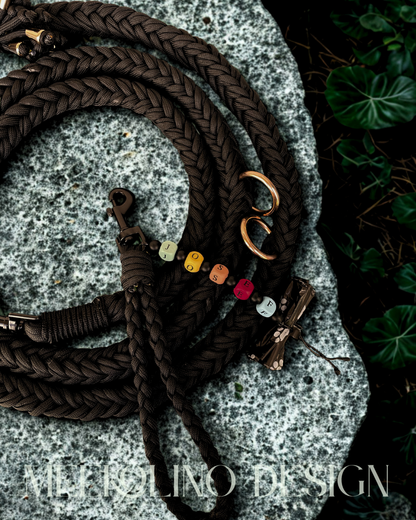 Paracord Set Halsband und Leine „Wakka Wakka“