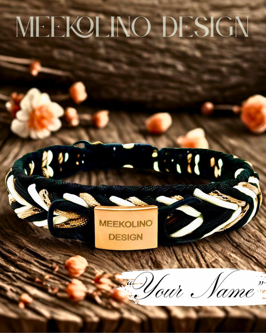Paracord Halsband „Your Name“ (personalisieren)