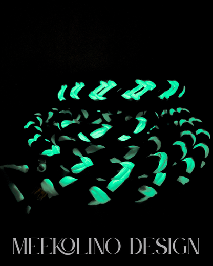 Paracord Set Halsband und Leine „Lights up Piet Pane“