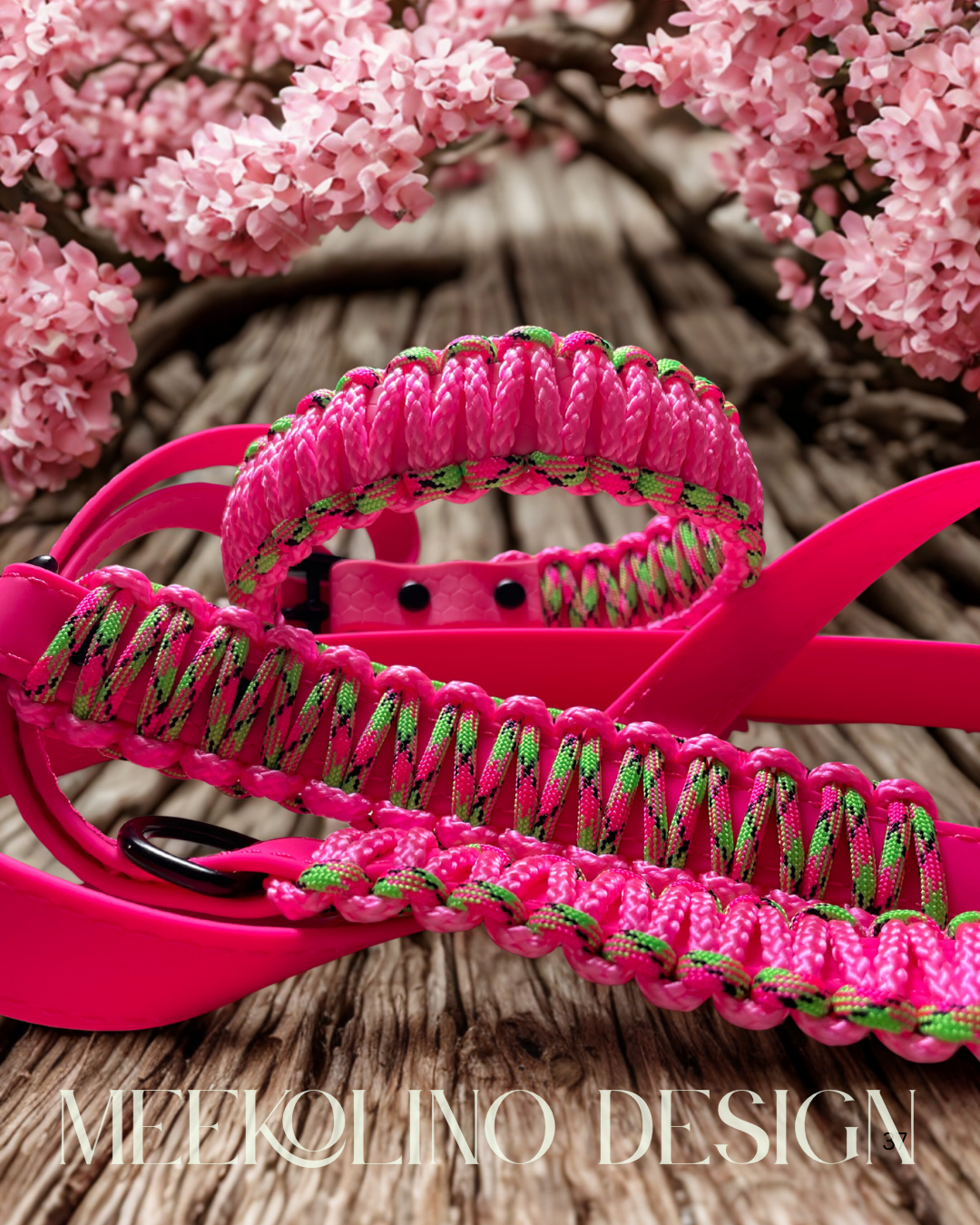 Biothane meets Paracord „Neon Melone“